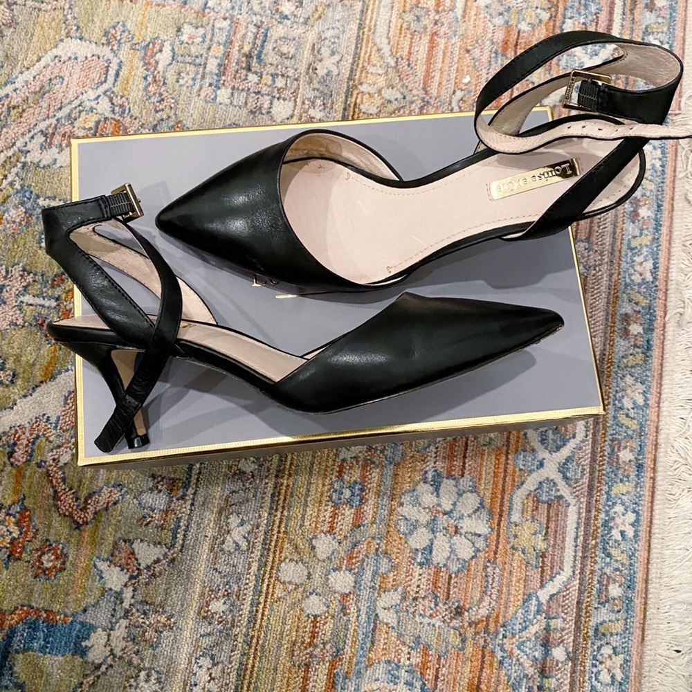Louise et Cie “Esperance” black heels (8.5)